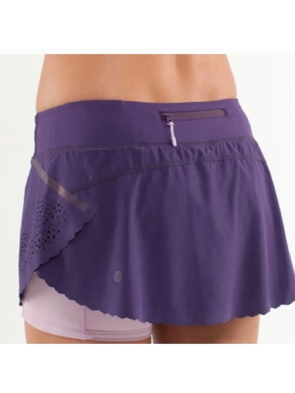 Lululemon Run A Marathon Skirt Concord Grape / Rose Quartz